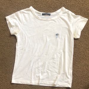 Vintage Brandy Melville Embroidered crop top